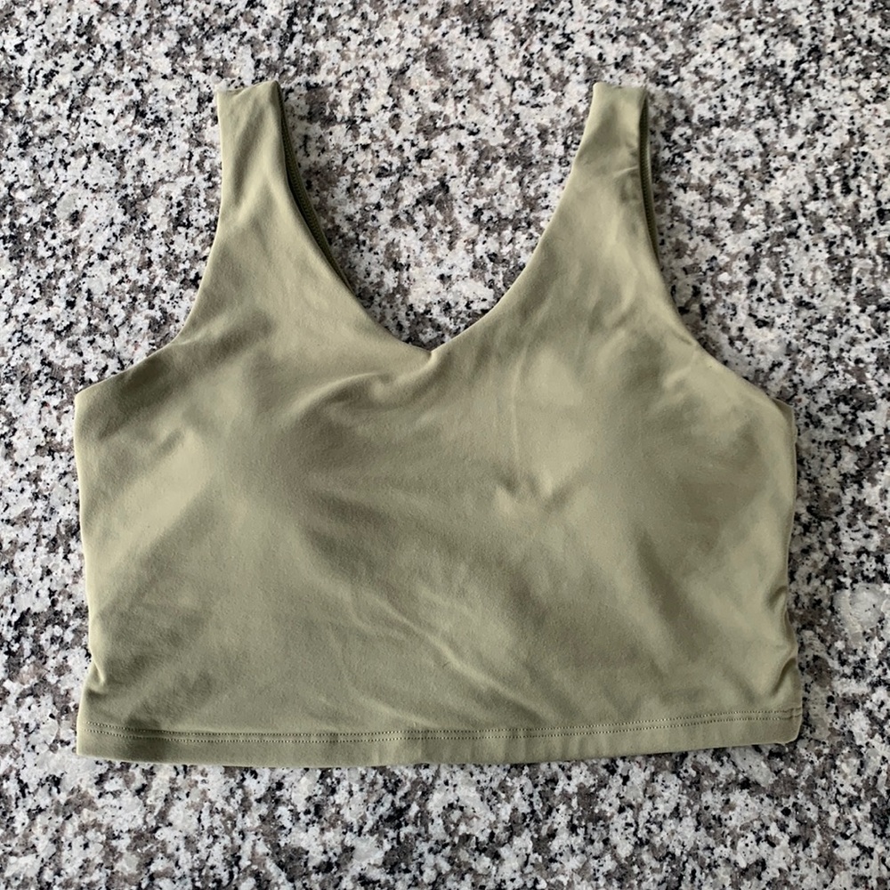 Green short top